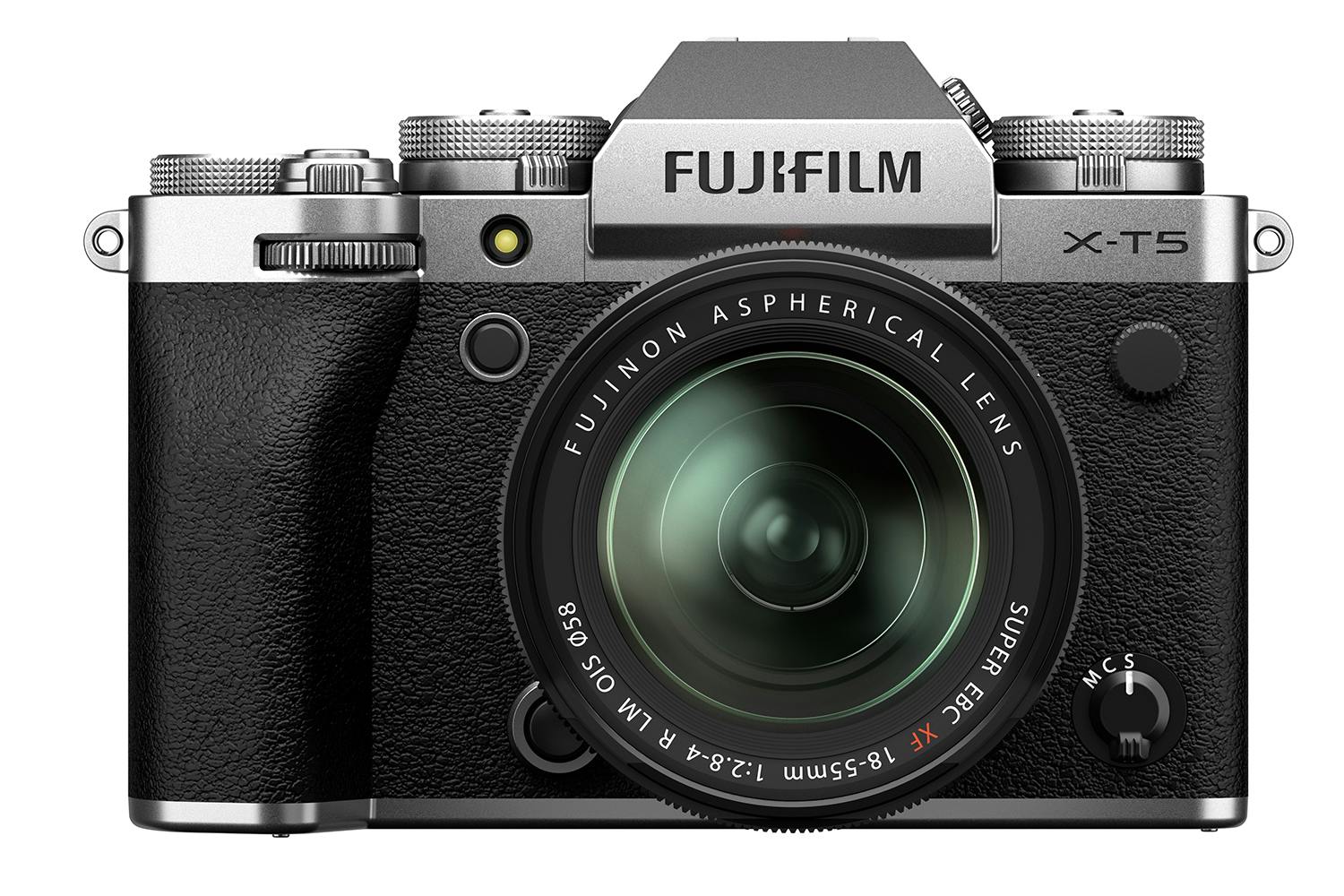 x t5 front xf18 55 silver Fujifilm X-T5